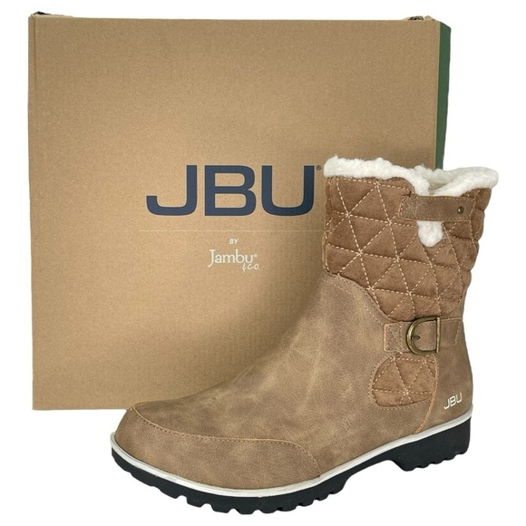 JBU by Jambu Glasgow Taupe Water-Resistant Womens Ankle Boots Size 8.5M - Picture 13 of 13